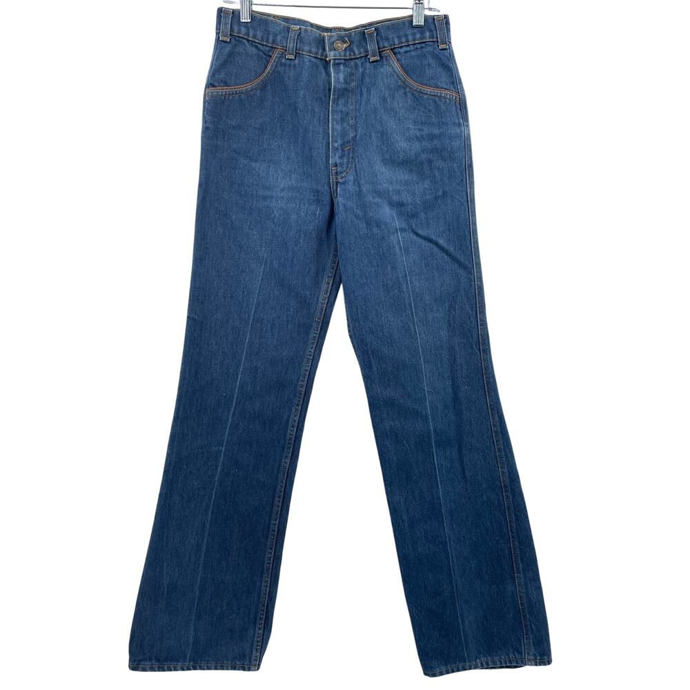 Vtg. Levis Orange Tab Jeans Rare Corduroy Pocket, Tag Sz 31 x 32/ Actual 29 x 32 - Picture 1 of 9